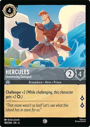 Hercules - Unwavering Demigod (6-180) (Cold Foil)
