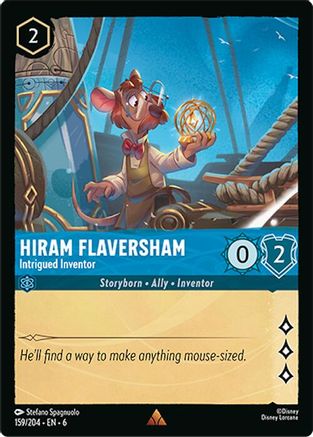 Hiram Flaversham - Intrigued Inventor (6-159) (Cold Foil)