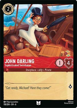 John Darling - Sophisticated Swordsman (6-118) (Cold Foil)