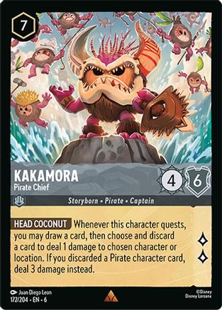 Kakamora - Pirate Chief (6-172) (Cold Foil)