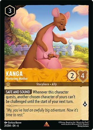 Kanga - Nurturing Mother (6-021) (Cold Foil)