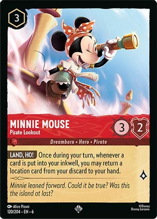 Minnie Mouse - Pirate Lookout (6-120) (Cold Foil)