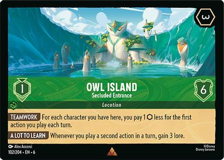 Owl Island - Secluded Entrance (6-102) (Cold Foil)