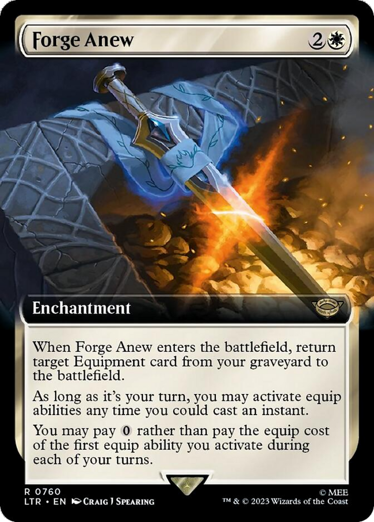 Forge Anew (LTR-760) (Extended Art) (Surge Foil)
