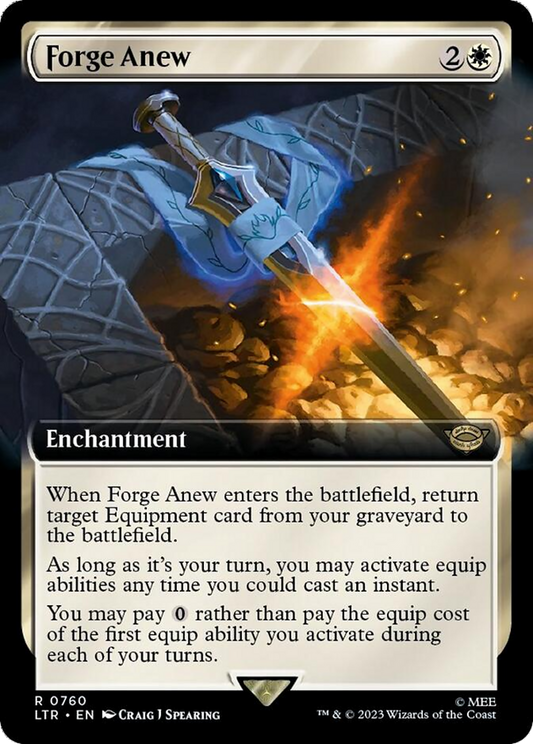 Forge Anew (LTR-760) (Extended Art) (Surge Foil)