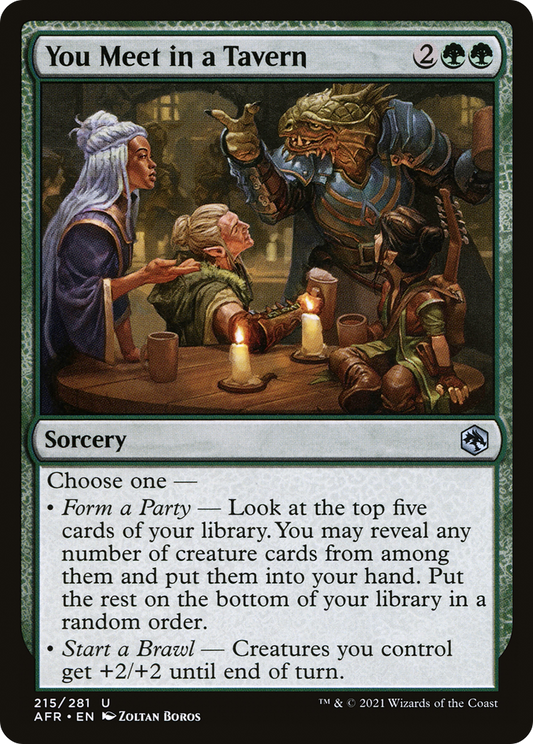You Meet in a Tavern (AFR-215)