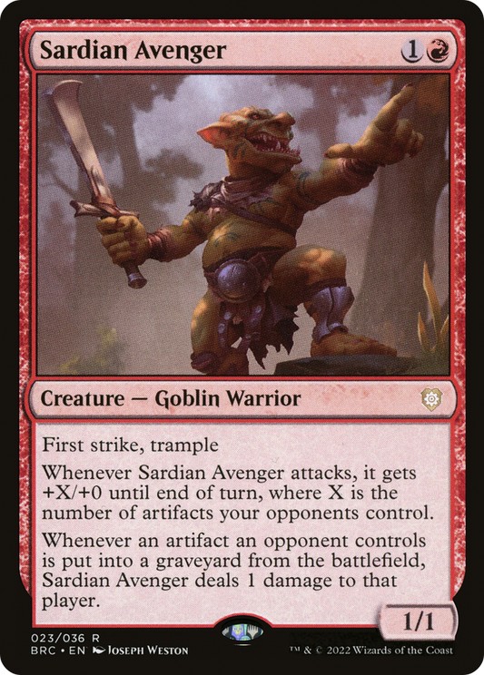 Sardian Avenger (BRC-023)