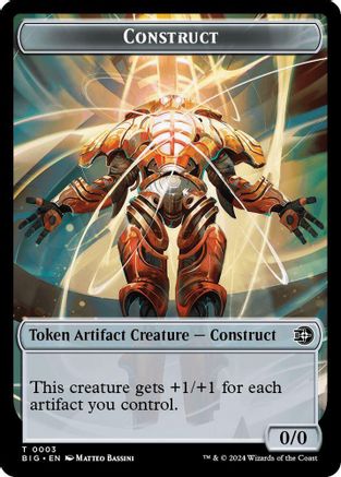Construct Token // Plot Token Double-Sided Token (BIG-3 // 20)