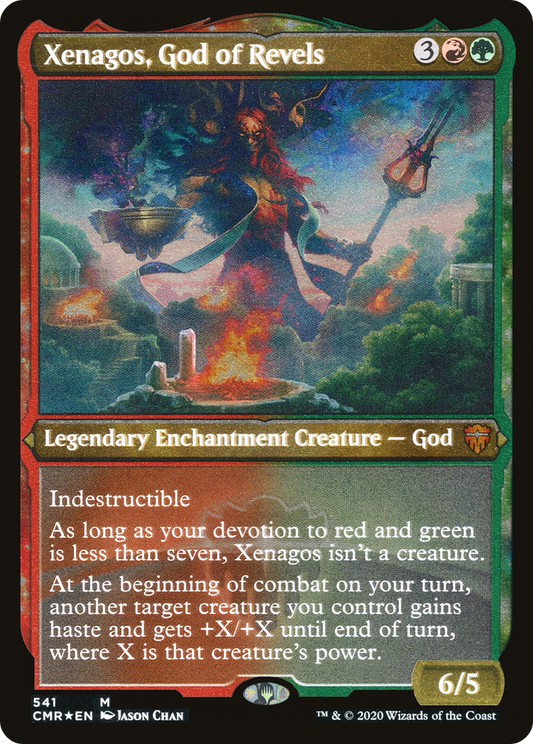Xenagos, God of Revels (CMR-541) (Etched Foil)