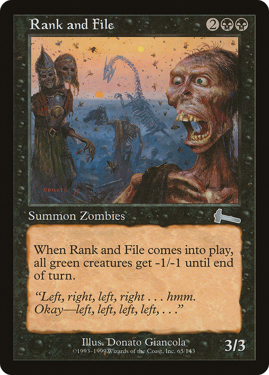 Rank and File (ULG-065) (Foil)