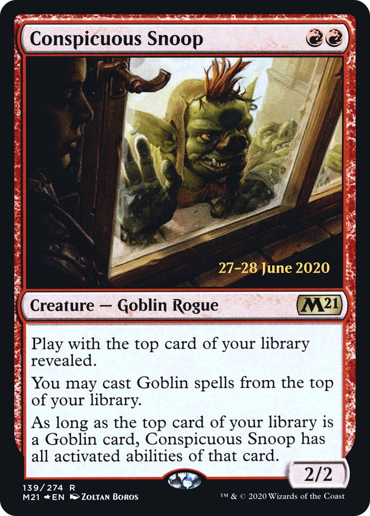 Conspicuous Snoop (PRE-139S) (Foil)
