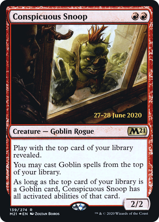 Conspicuous Snoop (PRE-139S) (Foil)