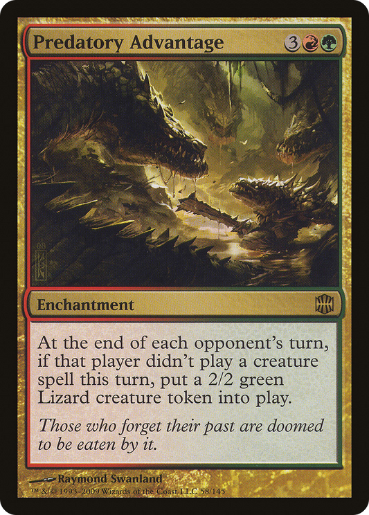 Predatory Advantage (ARB-058) (Foil)