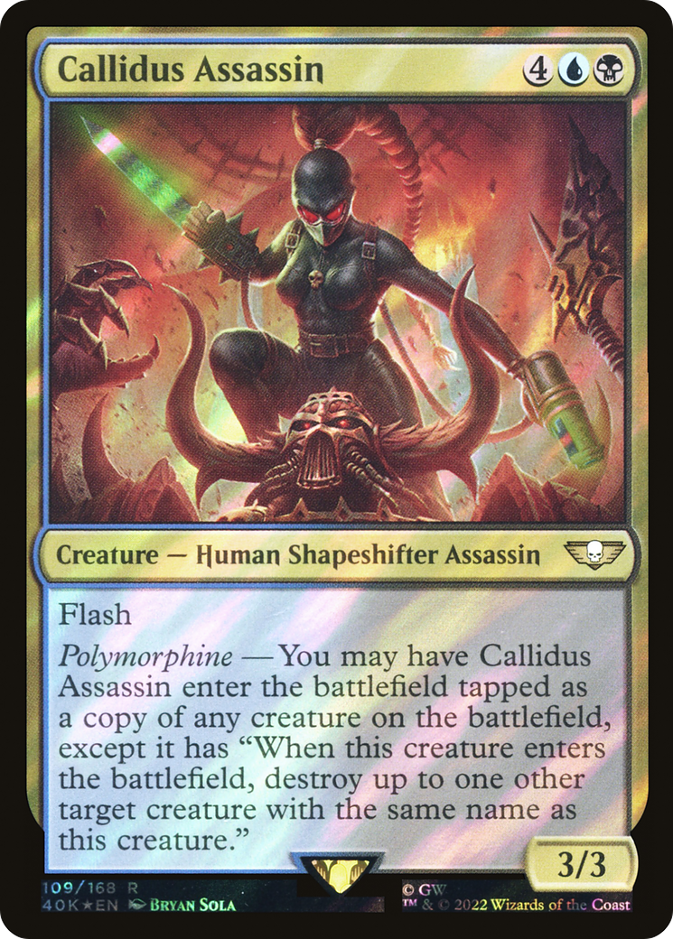 Callidus Assassin (40K-109★) (Surge Foil)