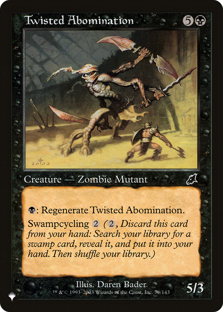 Twisted Abomination (LIST-SCG-76)