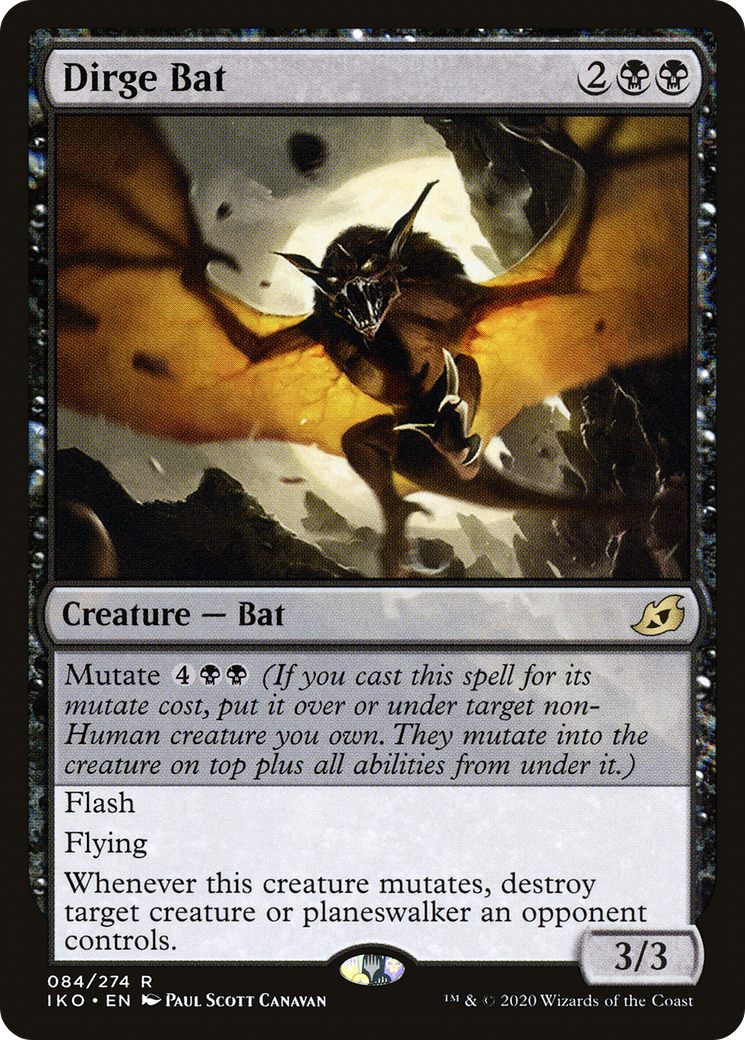 Dirge Bat (IKO-084) (Foil)