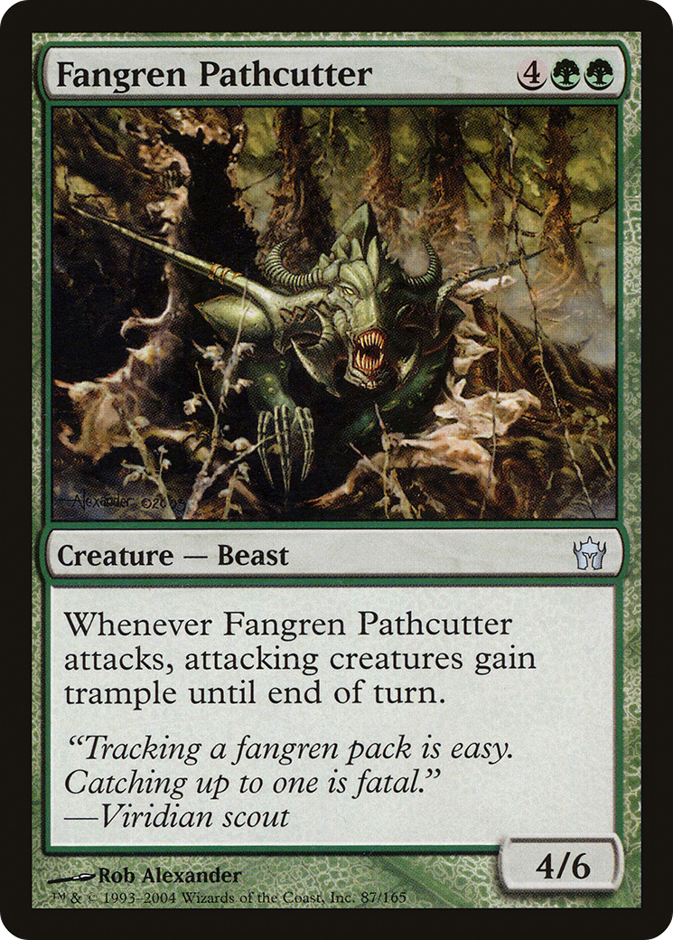 Fangren Pathcutter (5DN-087) (Foil)