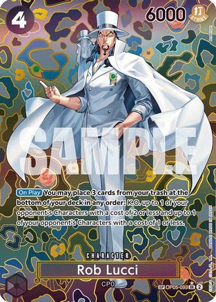Rob Lucci (SP) (OP05-093) (Foil)