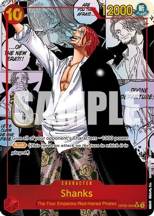 Shanks (004) (Manga) (OP09-004) (Foil)