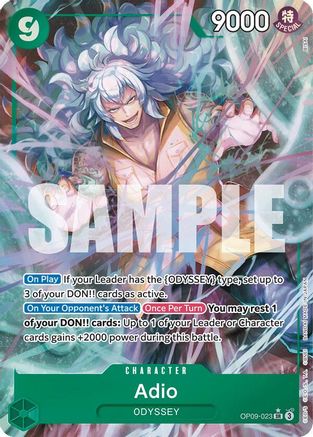 Adio (Parallel) (OP09-023) (Foil)