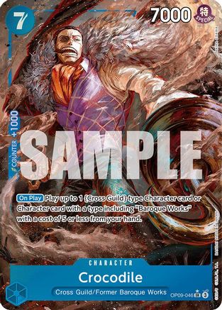 Crocodile (046) (Parallel) (OP09-046) (Foil)