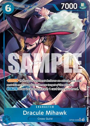 Dracule Mihawk (Parallel) (OP09-048) (Foil)
