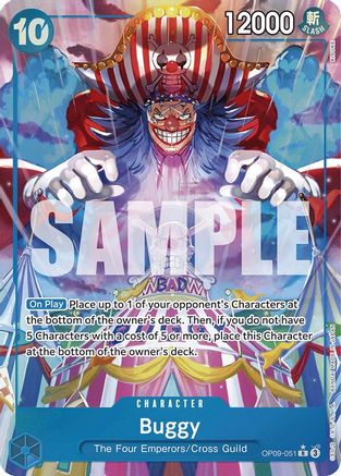 Buggy (051) (Alternate Art) (OP09-051) (Foil)