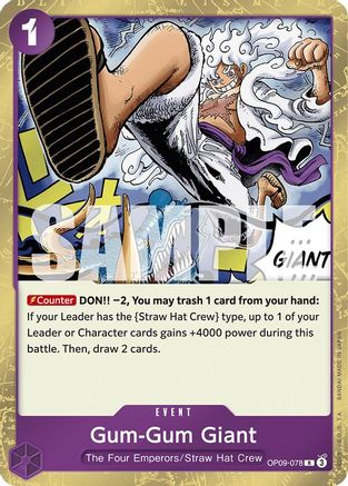 Gum-Gum Giant (OP09-078) (Foil)