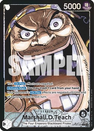 Marshall.D.Teach (081) (Parallel) (OP09-081) (Foil)