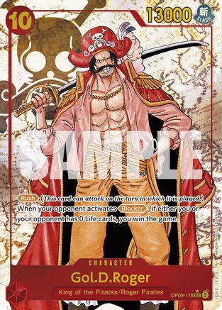 Gol.D.Roger (Alternate Art) (OP09-118) (Foil)