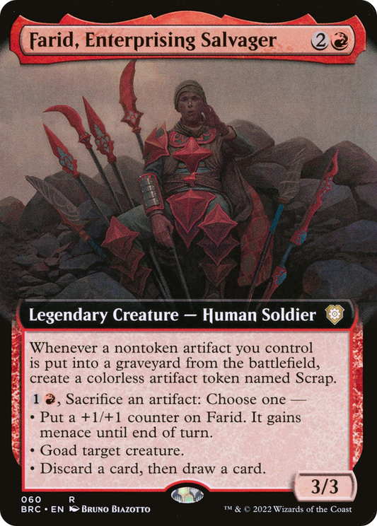 Farid, Enterprising Salvager (BRC-060) (Extended Art)