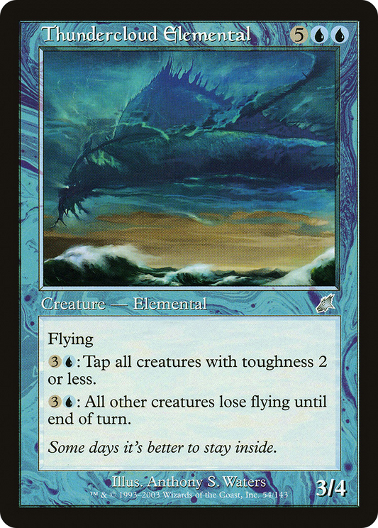 Thundercloud Elemental (SCG-054) (Foil)