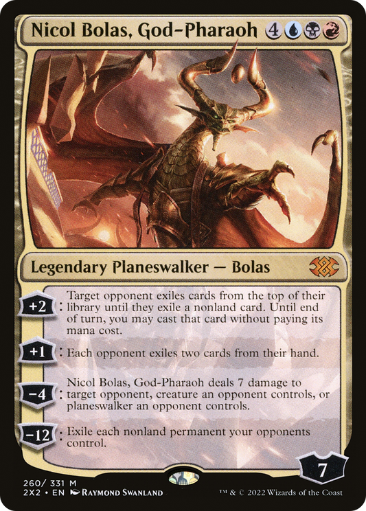 Nicol Bolas, God-Pharaoh (2X2-260) (Foil)
