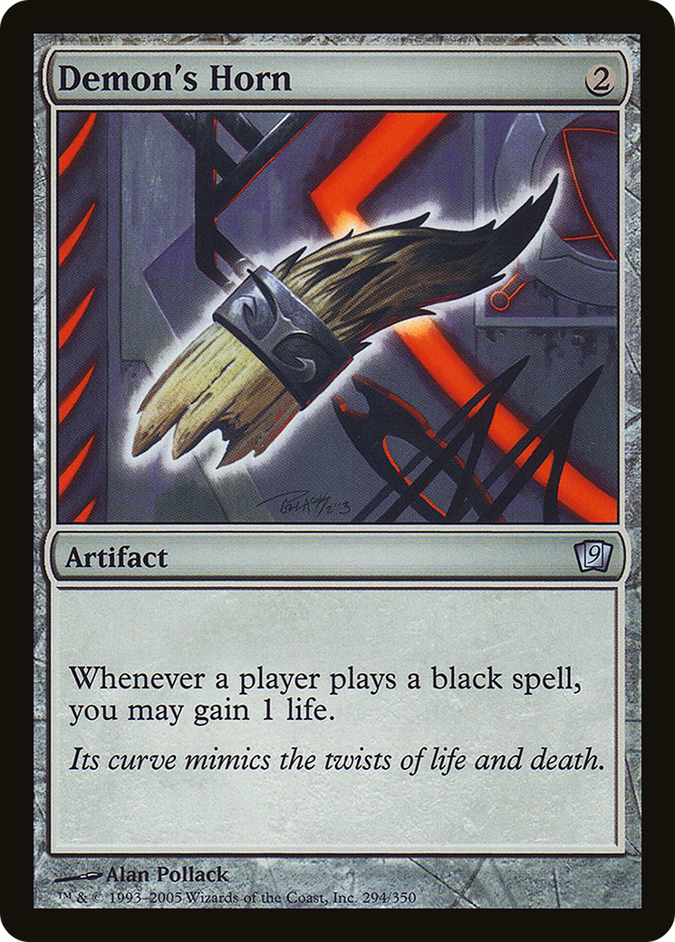 Demon's Horn (9ED-294★) (Foil)