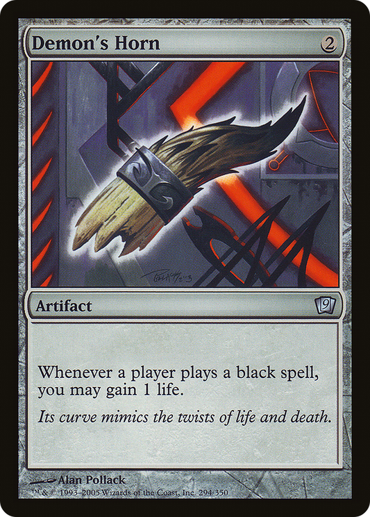 Demon's Horn (9ED-294★) (Foil)