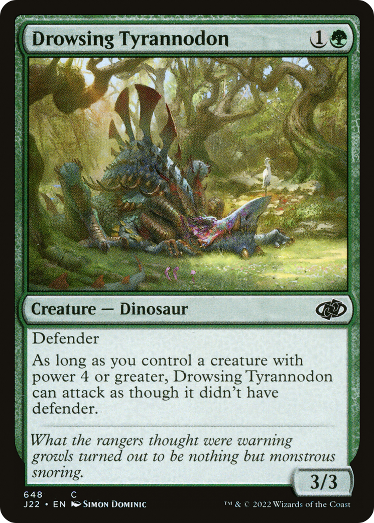 Drowsing Tyrannodon (J22-648)