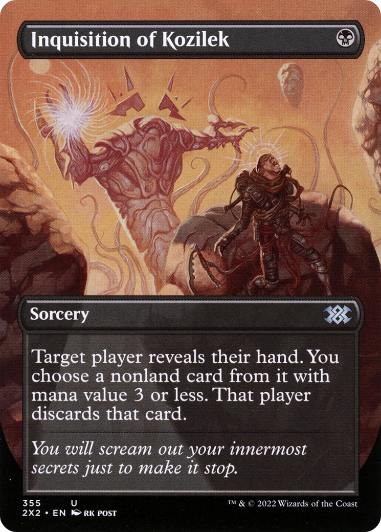 Inquisition of Kozilek (2X2-355) (Borderless) (Foil)
