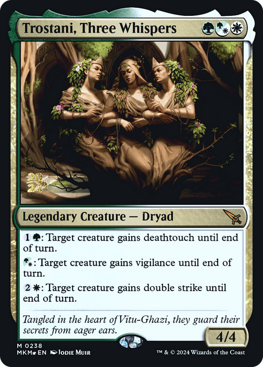 Trostani, Three Whispers (PRE-238S) (Foil)