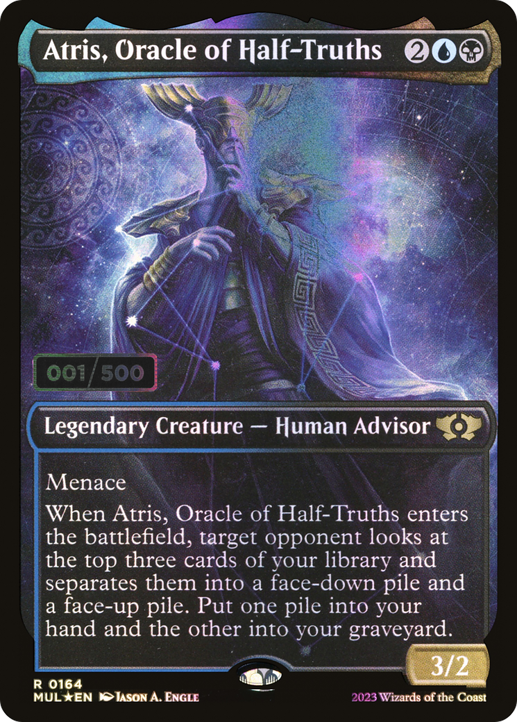 Atris, Oracle of Half-Truths (MUL-164Z) (Showcase) (Foil) (Serialized)