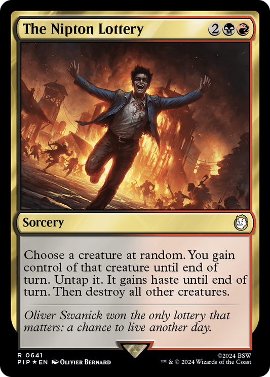The Nipton Lottery (PIP-641) (Surge Foil)