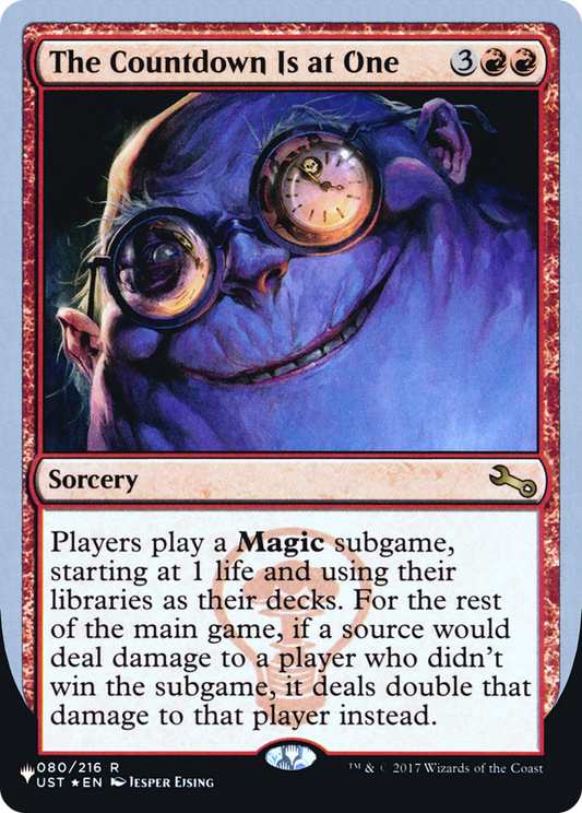 The Countdown Is at One (LIST-028) (Foil)