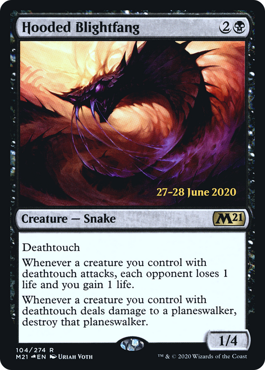 Hooded Blightfang (PRE-104S) (Foil)