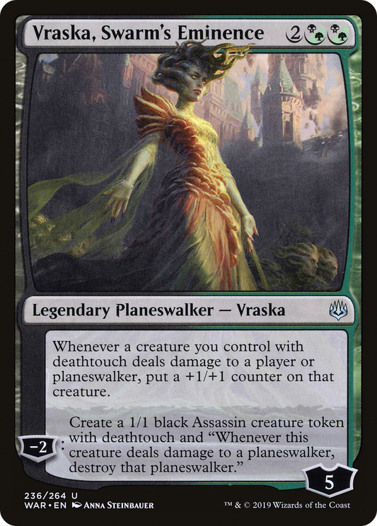 Vraska, Swarm's Eminence (WAR-236) (Foil)