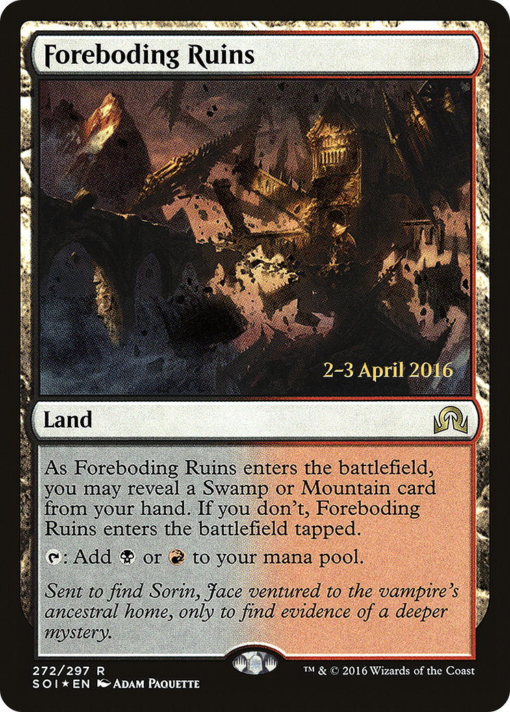 Foreboding Ruins (PRE-272S) (Foil)