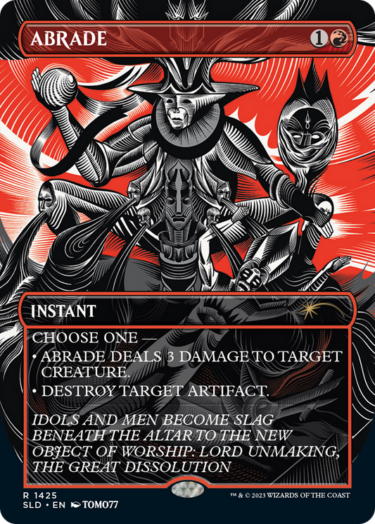 Abrade (SLD-1425) (Full Art) (Borderless) (Foil)