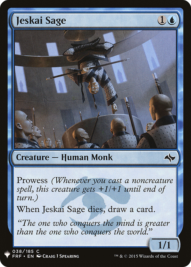 Jeskai Sage (LIST-FRF-38)