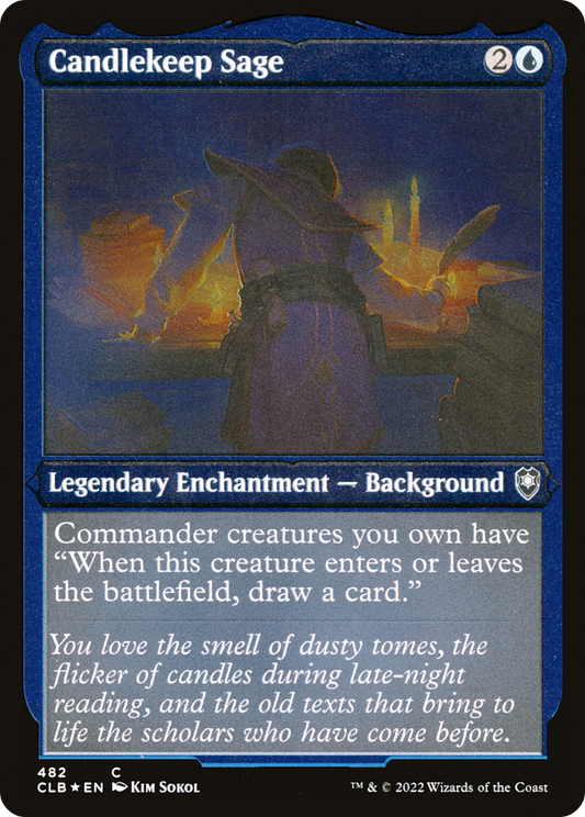 Candlekeep Sage (CLB-482) (Etched Foil)