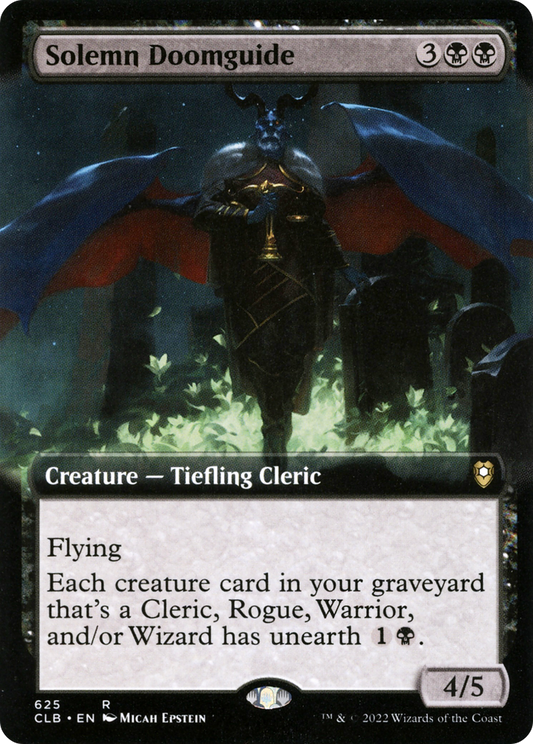 Solemn Doomguide (CLB-625) (Extended Art)