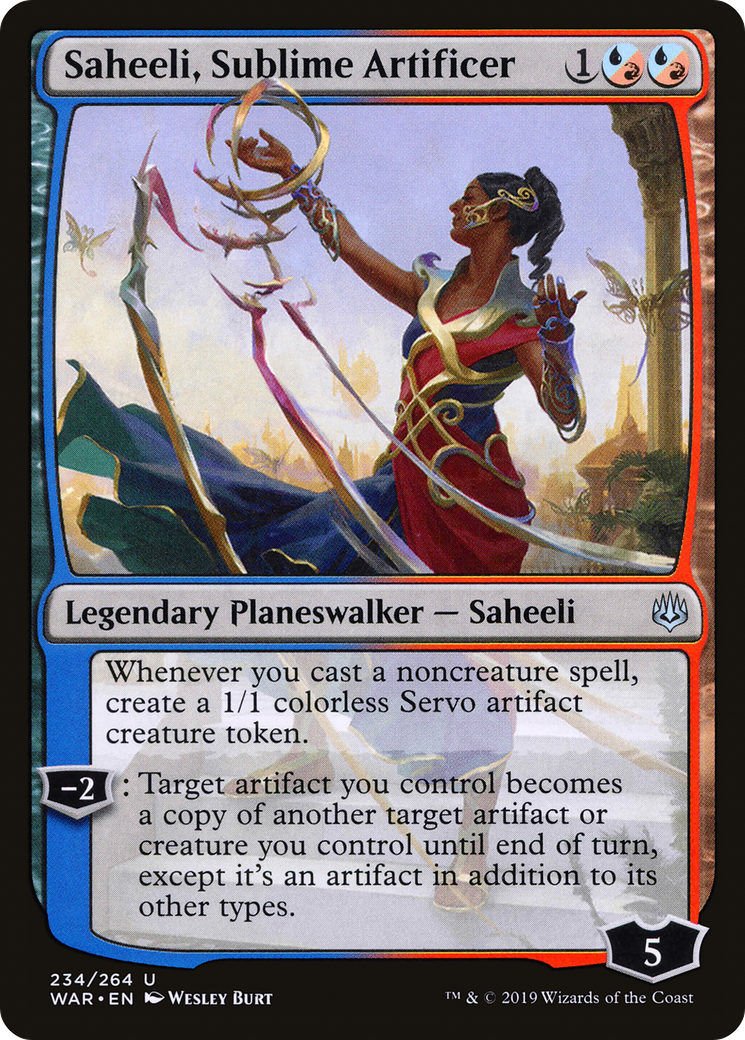 Saheeli, Sublime Artificer (WAR-234)