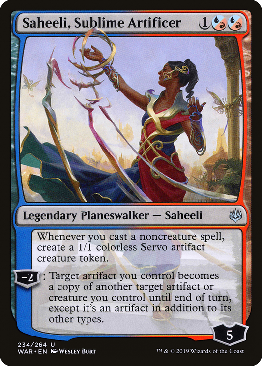 Saheeli, Sublime Artificer (WAR-234) (Foil)